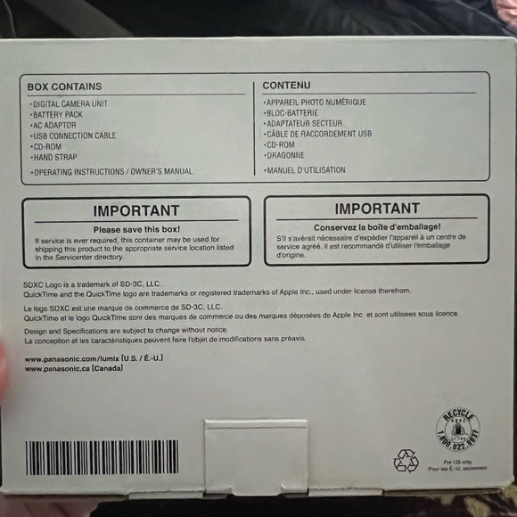 LUMIX® Digital Camera DMC-F5 - Picture 2 of 10